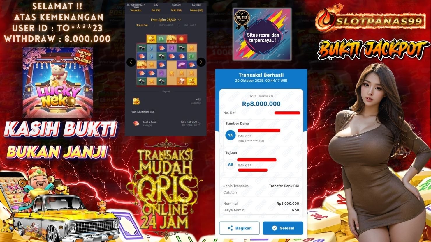 SLOTPANAS99 JACKPOT SLOT LUCKY NEKO